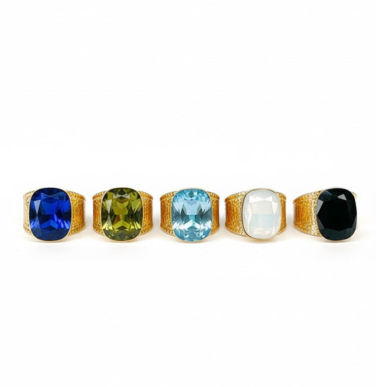 Bague Myrianna -Cristal Swarovski & Acier Inoxydable