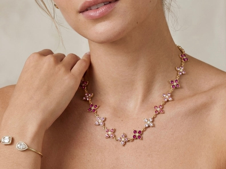 COLLIER LEÏA ROSE