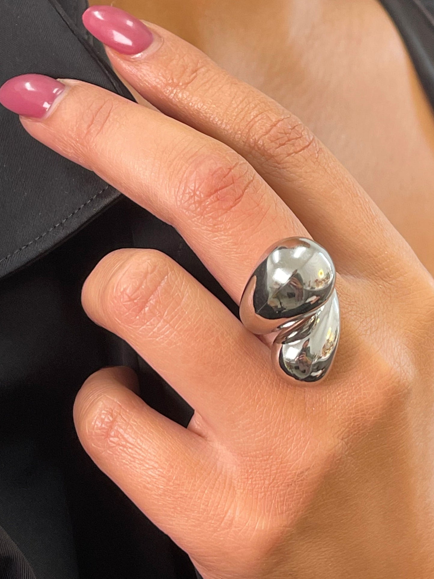 Bague Gouttes XXL