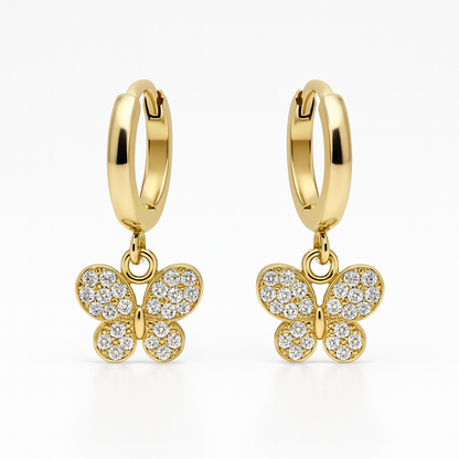 Boucles d'oreilles Papillon