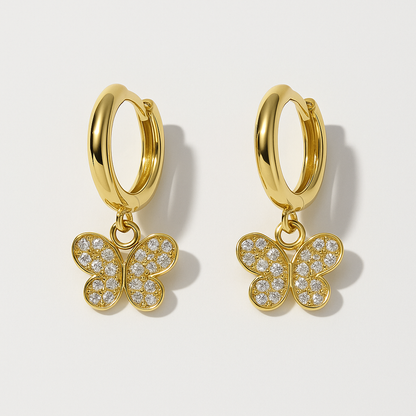 Boucles d'oreilles Papillon