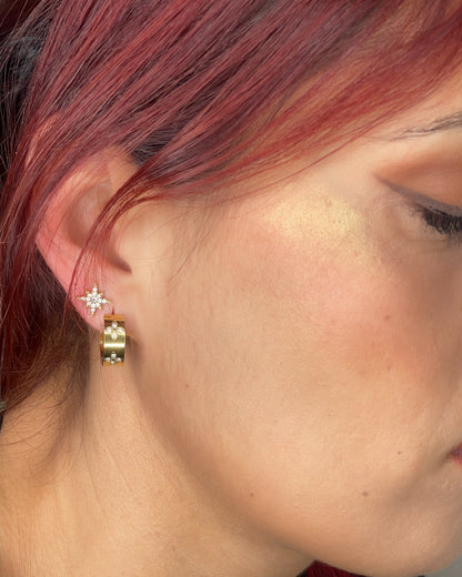 Boucles d'Oreilles Ambre