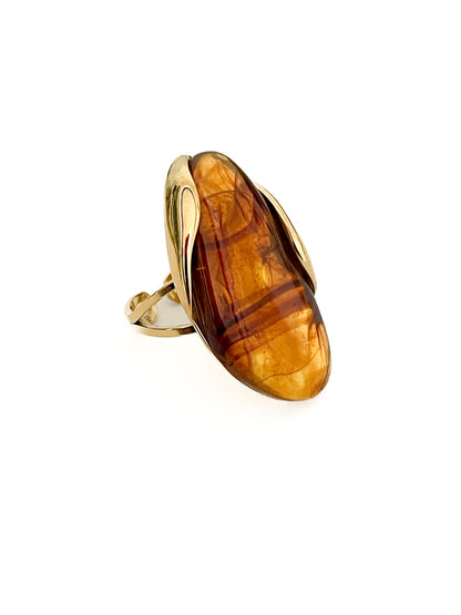Bague Indira - Élegance sculpturale et couleur de caractère