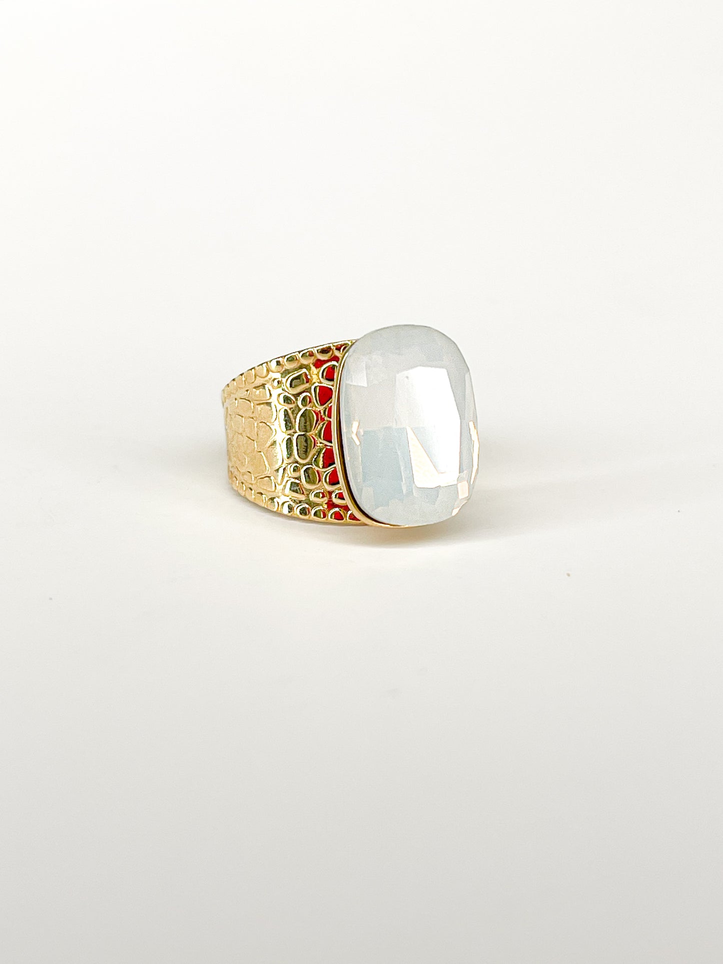 Bague Myrianna -Cristal Swarovski & Acier Inoxydable