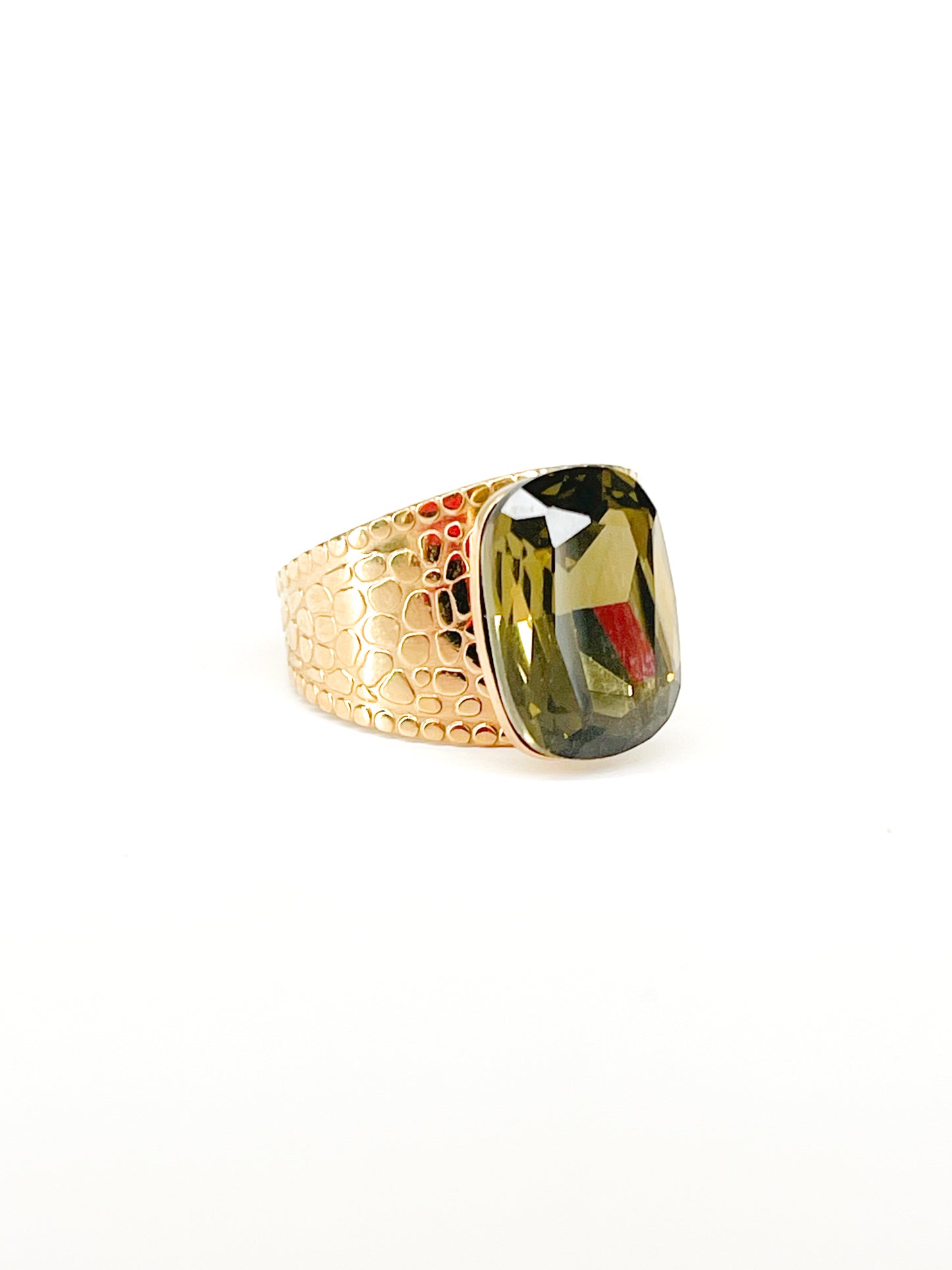 Bague Myrianna -Cristal Swarovski & Acier Inoxydable
