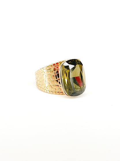 Bague Myrianna -Cristal Swarovski & Acier Inoxydable