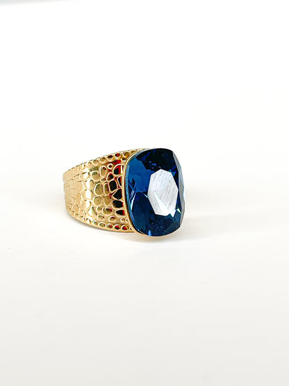 Bague Myrianna -Cristal Swarovski & Acier Inoxydable