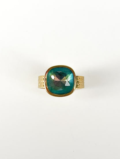 Bague Lydia - Cristal Swarovski & Acier Inoxydable
