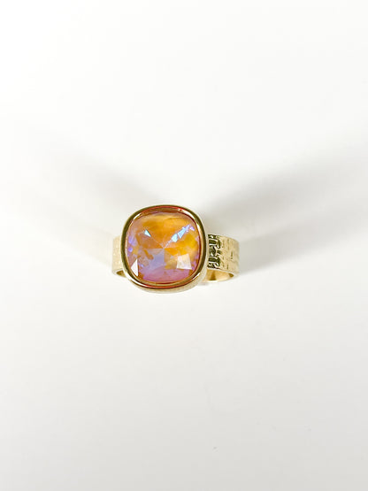 Bague Lydia - Cristal Swarovski & Acier Inoxydable