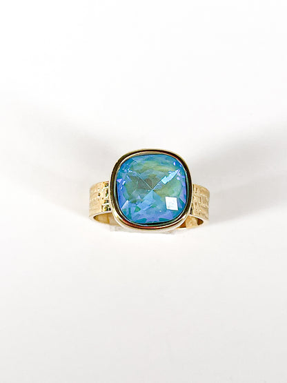 Bague Lydia - Cristal Swarovski & Acier Inoxydable