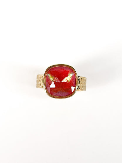 Bague Lydia - Cristal Swarovski & Acier Inoxydable
