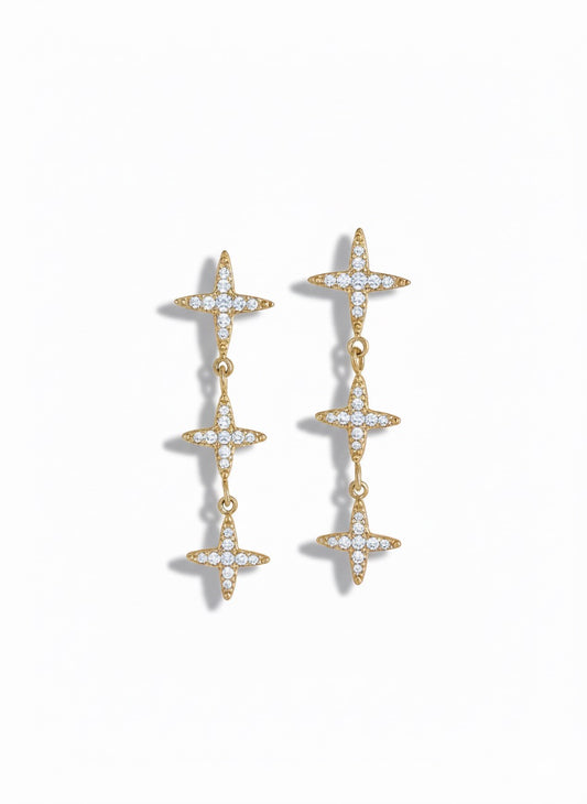 Boucles d'oreilles Star's falling