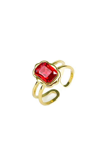 Bague Linda - Cristal Swarovski & Acier Inoxydable