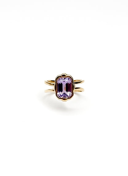 Bague Linda - Cristal Swarovski & Acier Inoxydable