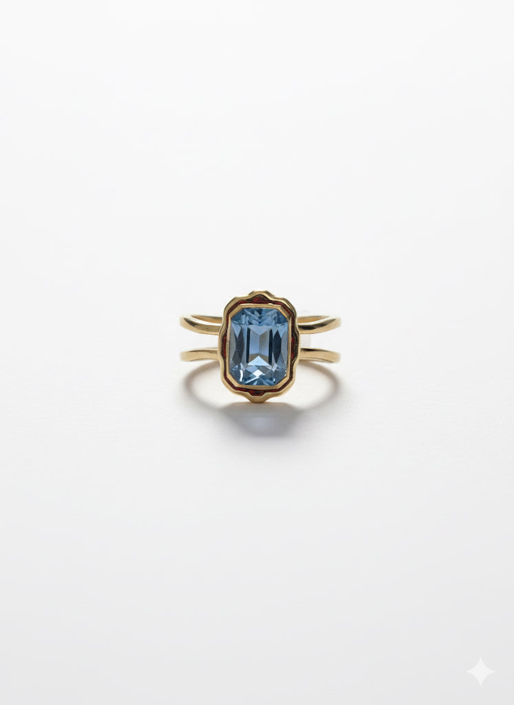 Bague Linda - Cristal Swarovski & Acier Inoxydable